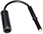Adapter do złączki szynowej z gwintem M4 i M6 - czarny